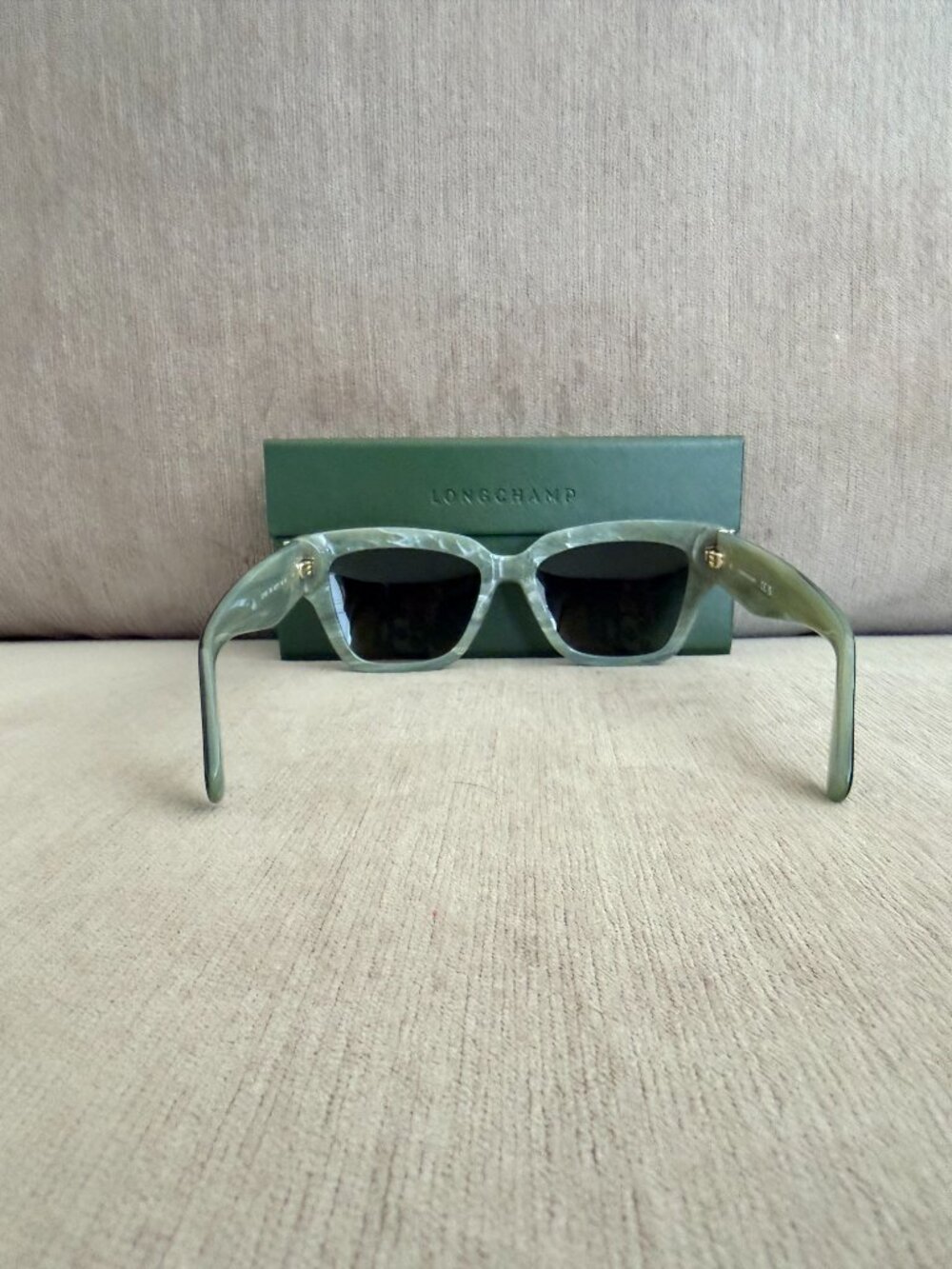 Longchamp Green Square Sunglasses - Picture 3 of 3
